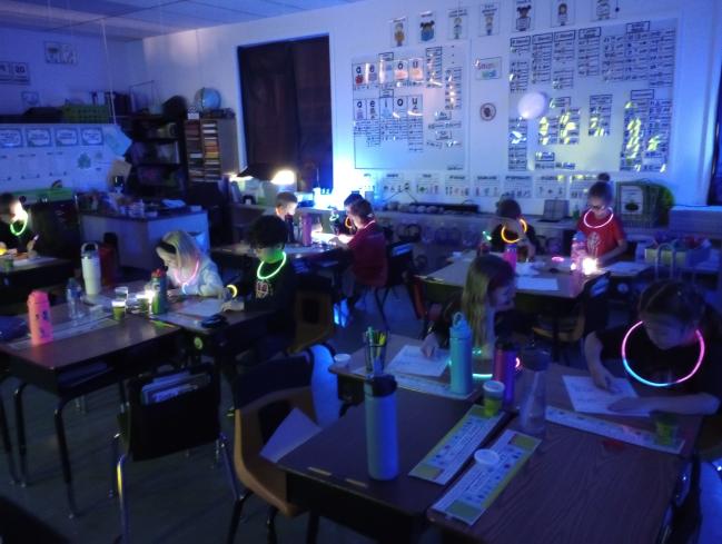 Glow Day in 1st Grade